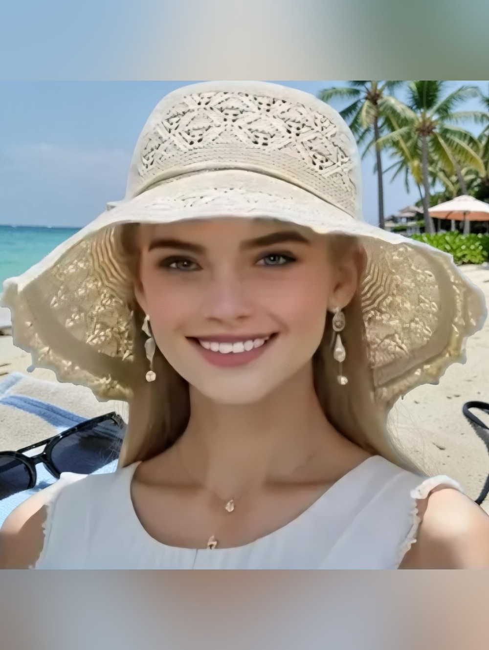 Women’s Crochet Sun Hat -